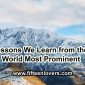 Lessons We Learn from the World Most Prominent